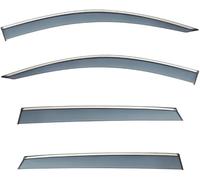 Deflettori Antivento E Antipioggia Per Audi Q7 MK2 4M 2016 2017 2018 2019 2020 2021 2022 2023 2024 4 Pezzi, Parasole Finestrini Anteriori Posteriori