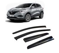 Deflettori Aria Antiturbo per Renault Kadjar 2015 - 2021 SUV Montaggio Esterno