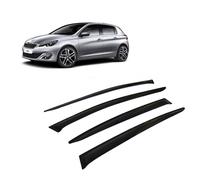 Deflettori Aria Antivento Pioggia Per Peugeot 308 2013-2017 Montaggio Esterno