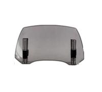 DEFLETTORI ARIA CUPOLINO VISIERA Deflettore aria per parabrezza universale Risen Clip On per moto BMW R1200GS XADV Tmax Scooter(Smoke B)