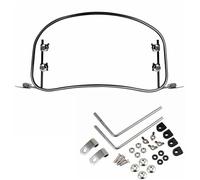 DEFLETTORI ARIA CUPOLINO VISIERA Parabrezza per moto Parabrezza universale per scooter Deflettore antivento Schermo per parabrezza Spoiler Deflettore aria(Clear)