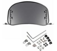 DEFLETTORI ARIA CUPOLINO VISIERA Parabrezza per moto Parabrezza universale per scooter Deflettore antivento Schermo per parabrezza Spoiler Deflettore aria(Smoke)