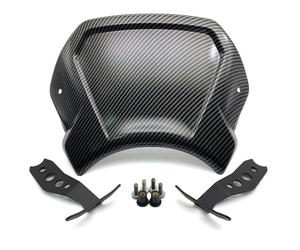 DEFLETTORI ARIA Deflettore parabrezza vintage piastra frontale per moto per YAMAHA XSR700 2016-2022 XSR 700 XTRIBUTE 19-21 XSR900 16-21 CUPOLINO VISIERA(Carbon XSR900)