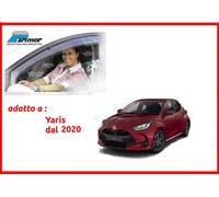 Deflettori aria Parimor originali per Toyota Yaris 4 dal 2020 antiturbo set kit