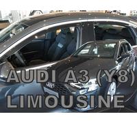 Deflettori Aria Per Audi A3 Y8 Dal 2020 4-Porte Set 4 Antiturbo Antivento Heko