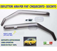 Deflettori Aria per Cinquecento 500 dal 1992> Finestrini Porte Antiturbo