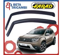 COPPIA DEFLETTORI ARIA FARAD DACIA DUSTER 2018> ANTIVENTO ANTITURBO