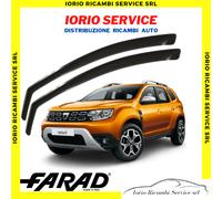 DEFLETTORI ARIA per DACIA DUSTER dal 2017 FARAD fumè ANTITURBO ANTIVENTO