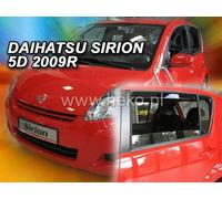 Deflettori aria per DAIHATSU SIRION 2005 - 2010 5 porte set 4 pezzi HEKO 13217
