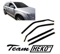 SET 4 DEFLETTORI ARIA ANTITURBO ANTIVENTO per DODGE JOURNEY 5 PORTE 2008 - 2018