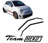 Deflettori Aria Per Fiat 500 Dal 2007 3-Porte Set 2 Antiturbo Antivento Heko