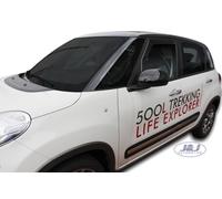 Deflettori Aria Per Fiat 500L 2012-2022 5-Porte Set 2 Antiturbo Antivento Heko