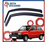 DEFLETTORI FIAT PANDA SUPERNOVA 1986-2003 3 PORTE FARAD SET ANTIVENTO FUME' 1268
