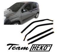 SET 4 DEFLETTORI ARIA ANTITURBO ANTIVENTO per FIAT PANDA III 5 PORTE dal 2012
