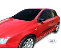 Deflettori Aria Per Fiat Stilo 2001-2007 3-Porte Set 2 Antiturbo Antivento Heko