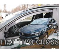 Deflettori Aria Per Fiat Tipo Cross Dal 2021 Set 2 Antiturbo Antivento Heko