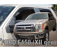 Deflettori Aria Per Ford F150 12 XLT 2008-2014 4-Porte Set 4 Antivento Heko