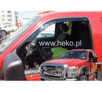 Deflettori Aria Per Ford F550 Super D 3 2011-2016 3-Porte Set Antivento Heko