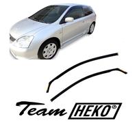Deflettori Aria Per Honda Civic 2001-2005 3 Porte Set 2 Antiturbo Antivento