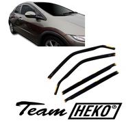 Deflettori Aria Per Honda Civic 2006-2012 5-Porte Berlina Set 4 Antivento Heko