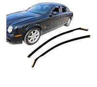 Deflettori Aria Per Jaguar S-Type 2001-2008 4-Porte Set 2 Antiturbo Antivento