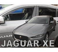Deflettori Aria Per Jaguar XE 2015-2024 4-Porte Set 4 Antiturbo Antivento Heko