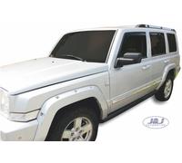 Deflettori Aria Per Jeep Commander 2005-2010 5-Porte Set 4 Antiturbo Antivento