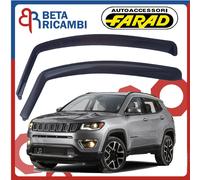 DEFLETTORI ANTIVENTO ANTERIORI JEEP COMPASS 17> JEEP CHEROKEE 13>