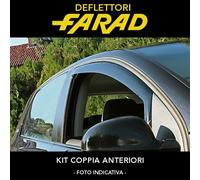 DEFLETTORI ARIA per JEEP COMPASS dal 2016 5p FARAD fumè ANTITURBO ANTIVENTO