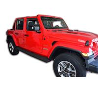 Deflettori Aria Per Jeep Wrangler JL 4 Dal 2019 5-Porte Set 4 Antivento Heko