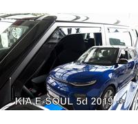 Deflettori Aria Per Kia E-Soul Dal 2019 Set 4 Antiturbo Antivento Heko