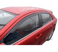 Deflettori Aria Per Mitsubishi Lancer Dal 2007 4-Porte Set 4 Antivento Heko