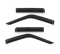 Deflettori Aria Per Nissan Per Navara 1997-2005 Doppia Cabina Deflettore Antivento Nero Opaco Visiera Per Finestra Weathershield Auto Deflettore