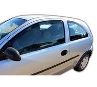 Deflettori Aria Per Opel Corsa C 2000-2006 3-Porte Set 2 Antiturbo Antivento