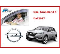 Deflettori aria PER OPEL GRANDLAND X DAL 2017 set Parimor kit ORIGINALI antiturb
