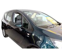 Deflettori Aria Per Opel Meriva B 2010-2017 5-Porte Set 2 Antiturbo Antivento
