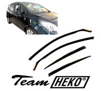 Deflettori Aria Per Opel Meriva B 2010-2017 5-Porte Set 4 Antiturbo Antivento