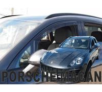 Deflettori Aria Per Porsche Macan Dal 2013 Set 2 Antiturbo Antivento Heko