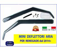 Deflettori Aria per Renegade dal 2014> Finestrini Porte Anteriori Antiturbo