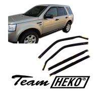 Deflettori Aria Per Rover Freelander 2007-2016 Set 4 Antiturbo Antivento Heko