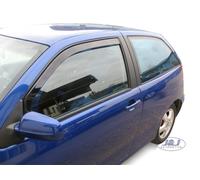 Deflettori Aria Per Seat Ibiza 2002-2009 3-Porte Set 2 Antiturbo Antivento Heko