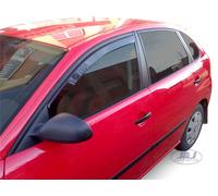 Deflettori Aria Per Seat Ibiza 2002-2009 5-Porte Set 2 Antiturbo Antivento Heko