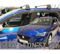 Deflettori Aria Per Seat Leon 4 Dal 2021 Break Set 4 Antiturbo Antivento Heko