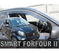 Deflettori Aria Per Smart Forfour 2 Dal 2014 5-Porte Set 2 Antiturbo Antivento
