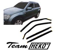 Deflettori Aria Per Suzuki Grand Vitara 2005-2015 5-Porte Set 4 Antivento Heko