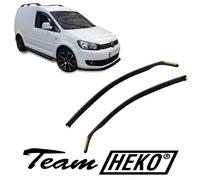 Deflettori Aria Per VW Caddy 2003-2020 2-Porte Set 2 Antiturbo Antivento Heko