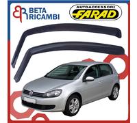 Deflettori Aria Per VW Golf VI 6 5 Porte dal 2008 al 2012 Antivento Atipioggia