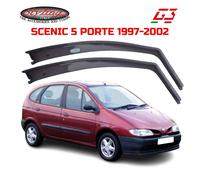 DEFLETTORI ARIA RENAULT SCENIC (1997-2002) 5 PORTE G3 SET ANTIVENTO FUME' 19397