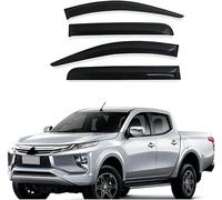 Deflettori Auto per Mitsubishi Triton mq MR L200 2015-2021 Deflettore Auto Deflettori Aria Deflettori del Vento Dell'Auto Parasole Parapioggia Paravento