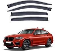 Deflettori auto per X4 G02 2019 2020 2021 2022, montaggio con bastone di protezione Deflettore vento